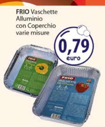 FRIO Vaschette Alluminio con Coperchio