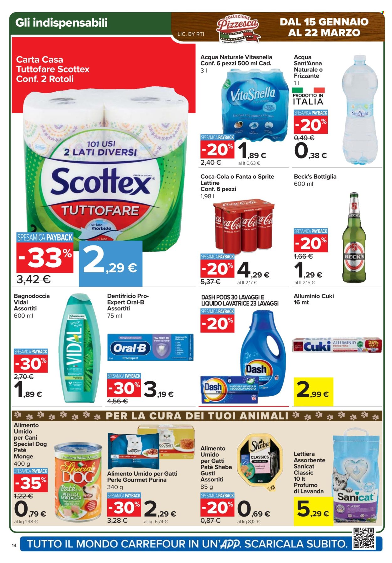 Volantino Carrefour - 26/2/2026 - 10/3/2026. Pagina 14