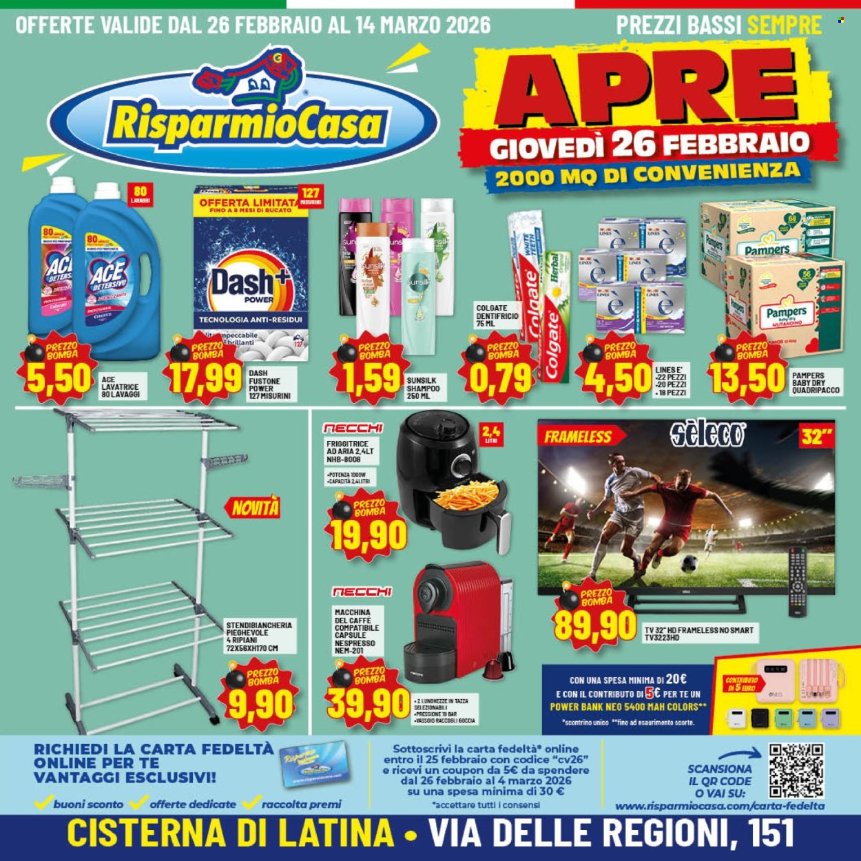 Volantino Risparmio Casa - 26/2/2026 - 14/3/2026. Pagina 1