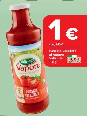 Passata Vellutata al Vapore Valfrutta