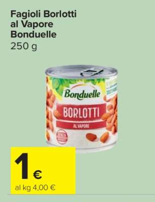 Fagioli Borlotti al Vapore Bonduelle