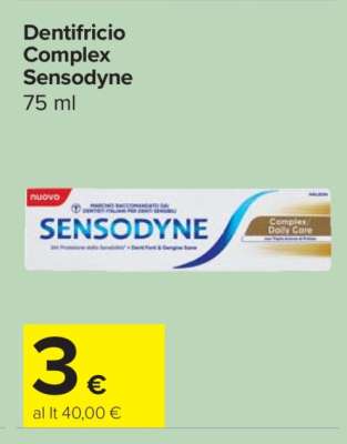 Dentifricio Complex Sensodyne