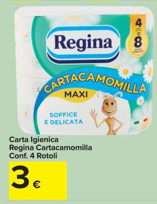 Carta Igienica Regina Cartacamomilla