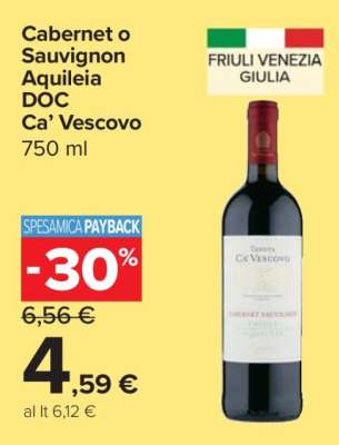 Cabernet o Sauvignon Aquileia DOC Ca’ Vescovo