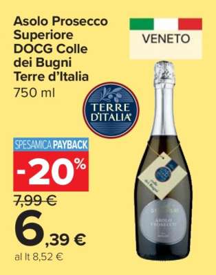 Asolo Prosecco Superiore DOCG Colle dei Bugni Terre d’Italia