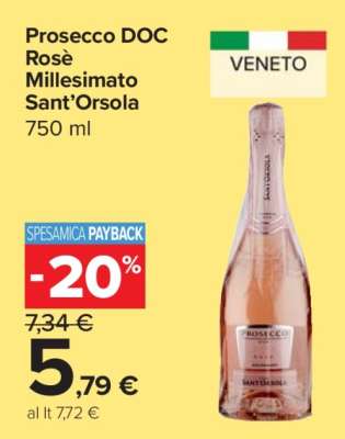 Prosecco DOC Rosè Millesimato Sant’Orsola