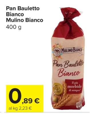 Pan Bauletto Bianco Mulino Bianco