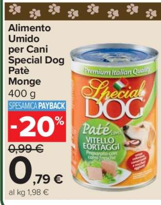 Alimento Umido per Cani Special Dog Patè Monge