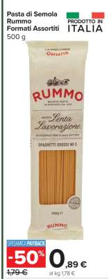 Pasta di Semola Rummo Formati Assortiti