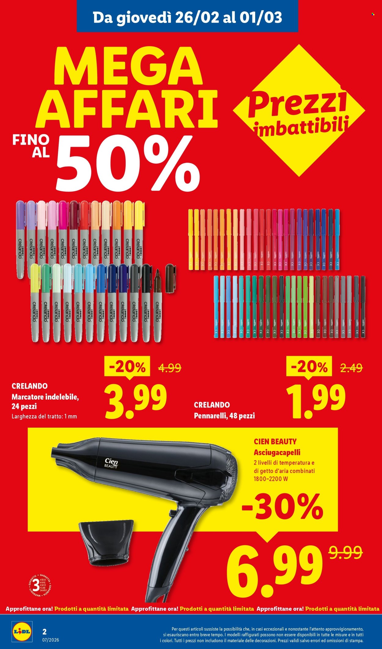 Volantino Lidl - 26/2/2026 - 1/3/2026. Pagina 2