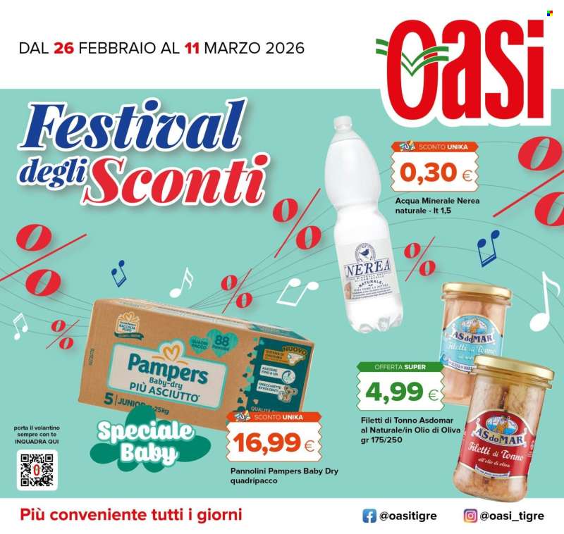 Volantino Oasi - 26/2/2026 - 11/3/2026.