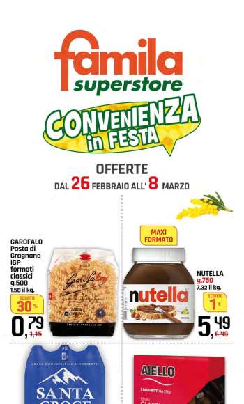 Volantino Famila - 26/2/2026 - 8/3/2026.