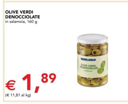 OLIVE VERDI DENOCCIOLATE