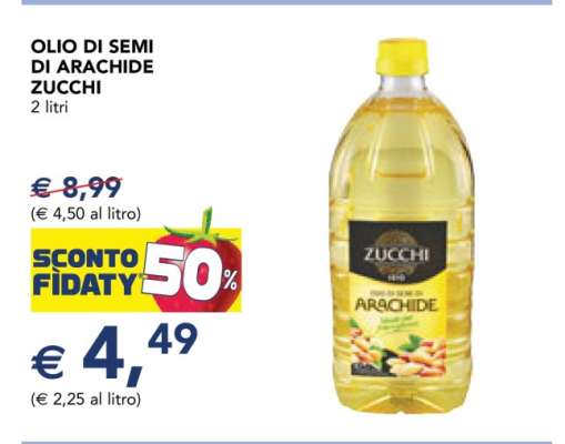 OLIO DI SEMI DI ARACHIDE ZUCCHI