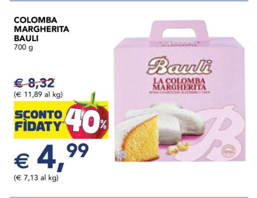 COLOMBA MARGHERITA BAULI