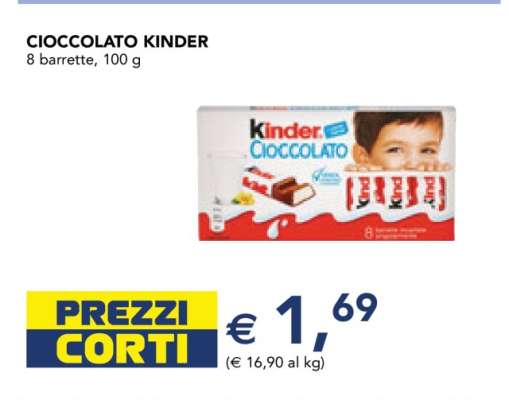 CIOCCOLATO KINDER