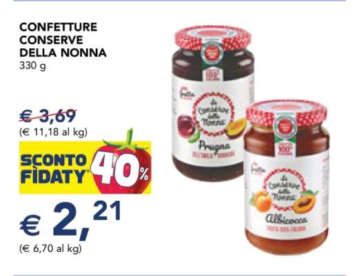 CONFETTURE CONSERVE DELLA NONNA