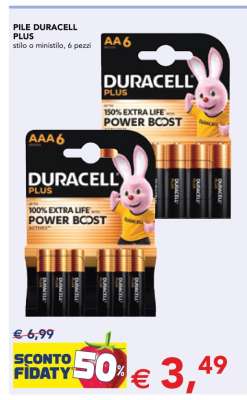 PILE DURACELL PLUS