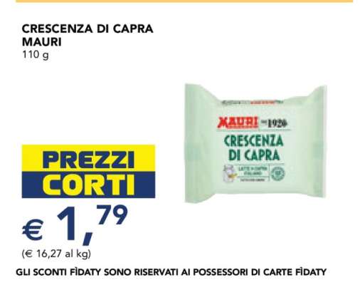 Crescenza di Capra Mauri