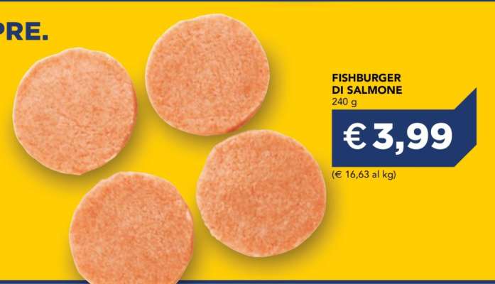 Fishburger di Salmone