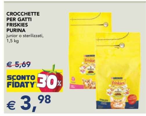 CROCCHETTE PER GATTI FRISKIES PURINA