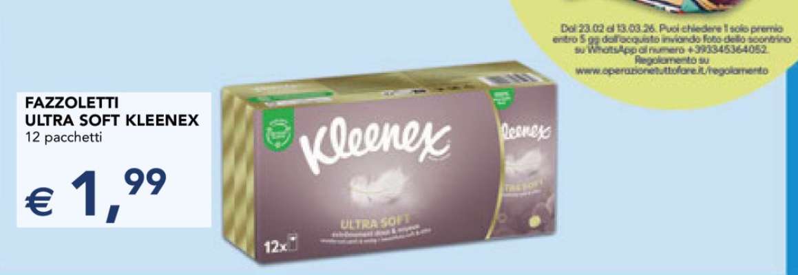 FAZZOLETTI ULTRA SOFT KLEENEX