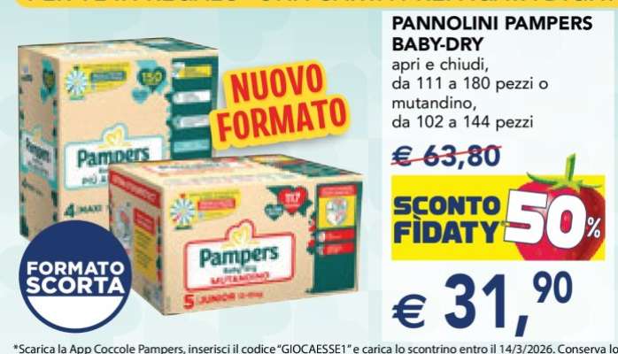 Pannolini Pampers Baby Dry