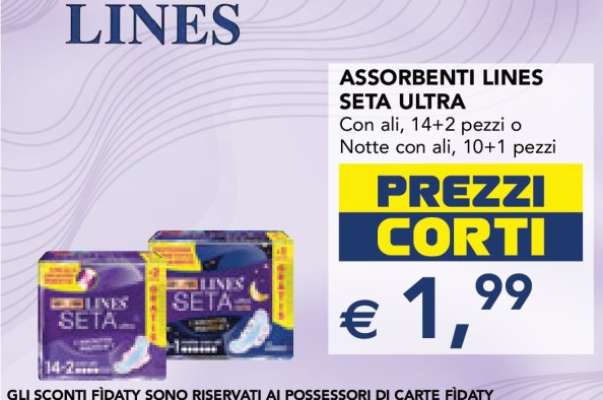 Assorbenti Lines Seta Ultra