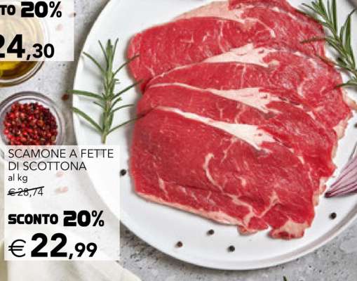 Scamone a fette di scottona