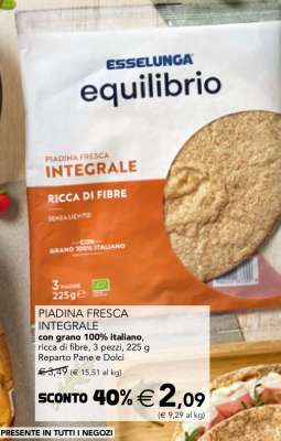 PIADINA FRESCA INTEGRALE