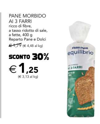 Pane Morbido ai 3 Farri