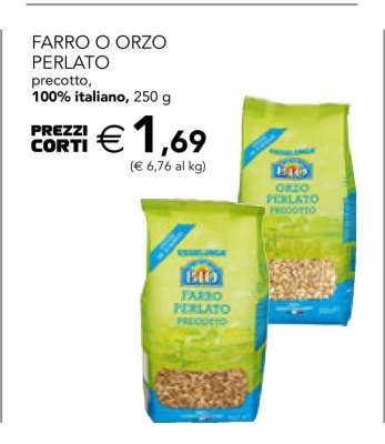 FARRO O ORZO PERLATO
