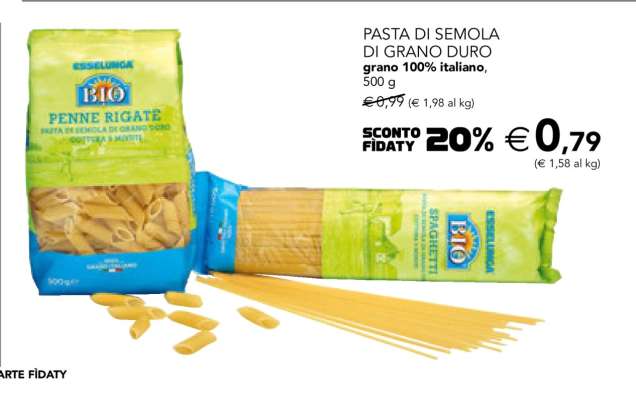 ESSELUNGA BIO Pasta di semola di grano duro