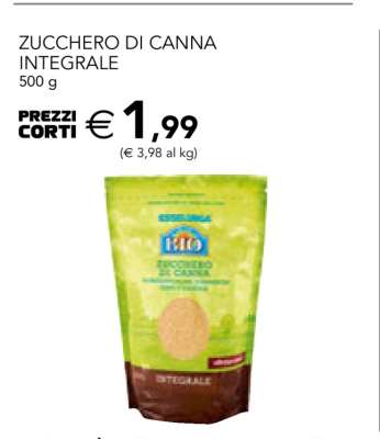 ZUCCHERO DI CANNA INTEGRALE