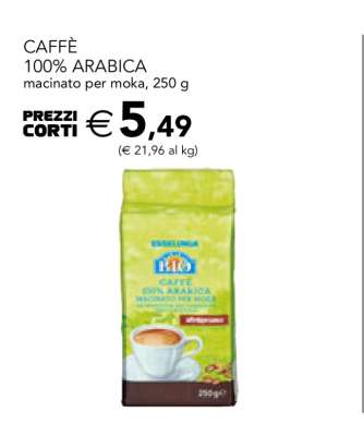 CAFFE 100% ARABICA