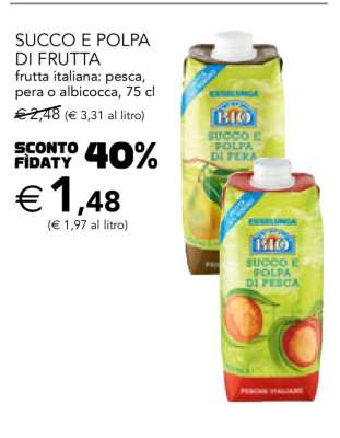 SUCCO E POLPA DI FRUTTA
