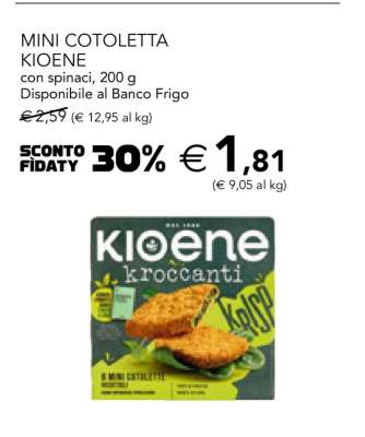 MINI COTOLETTA KIOENE