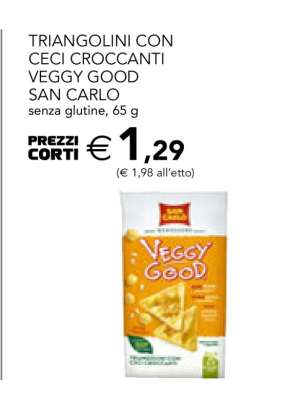 Triangolini con Ceci Croccanti Veggy Good San Carlo