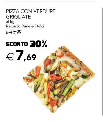 Pizza con Verdure Grigliate