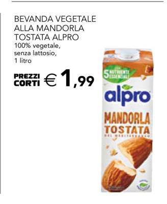 BEVANDA VEGETALE ALLA MANDORLA TOSTATA ALPRO