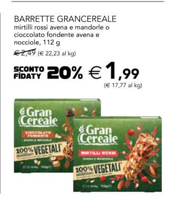 BARRETTE GRANCEREALE