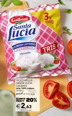 MOZZARELLA SANTA LUCIA GALBANI