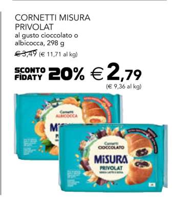 CORNETTI MISURA PRIVOLAT