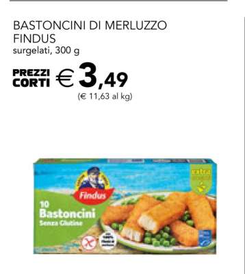 Bastoncini di Merluzzo Findus