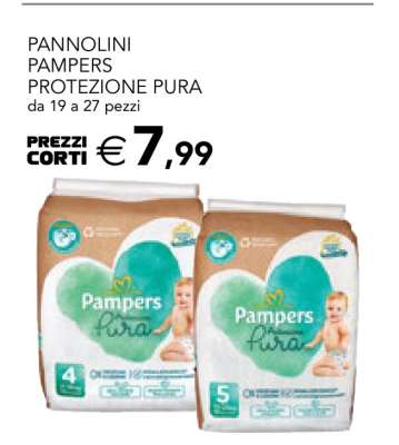 PANNOLINI PAMPERS PROTEZIONE PURA