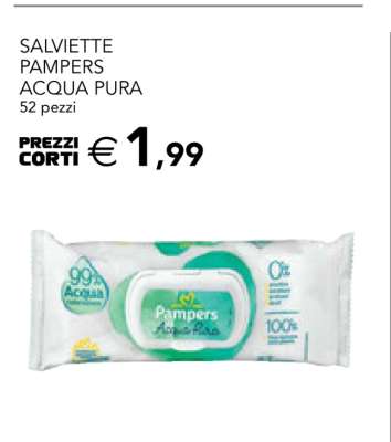SALVIETTE PAMPERS ACQUA PURA