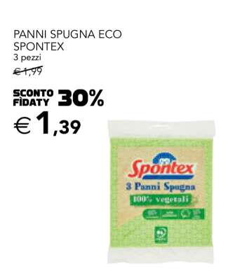 PANNI SPUGNA ECO SPONTEX