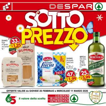 Volantino Eurospar - 26/2/2026 - 11/3/2026.