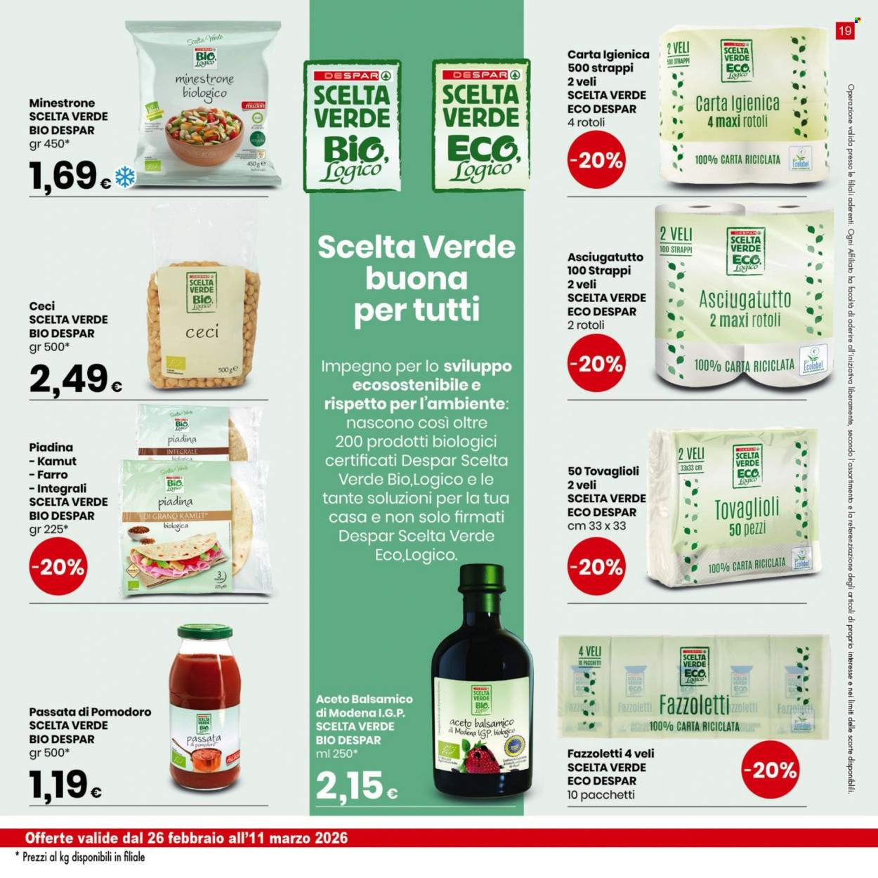 Volantino Eurospar - 26/2/2026 - 11/3/2026. Pagina 19