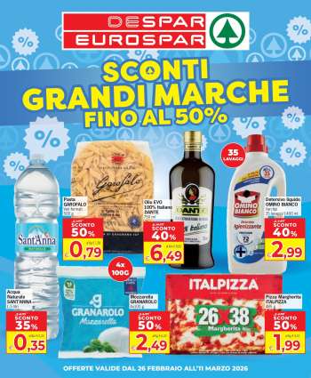 Volantino Eurospar - 26/2/2026 - 11/3/2026.
